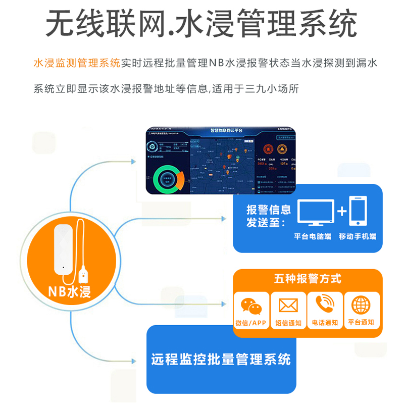 NB-IoT水浸探測(cè)傳感器物聯(lián)網(wǎng)漏水報(bào)警器SR-N06