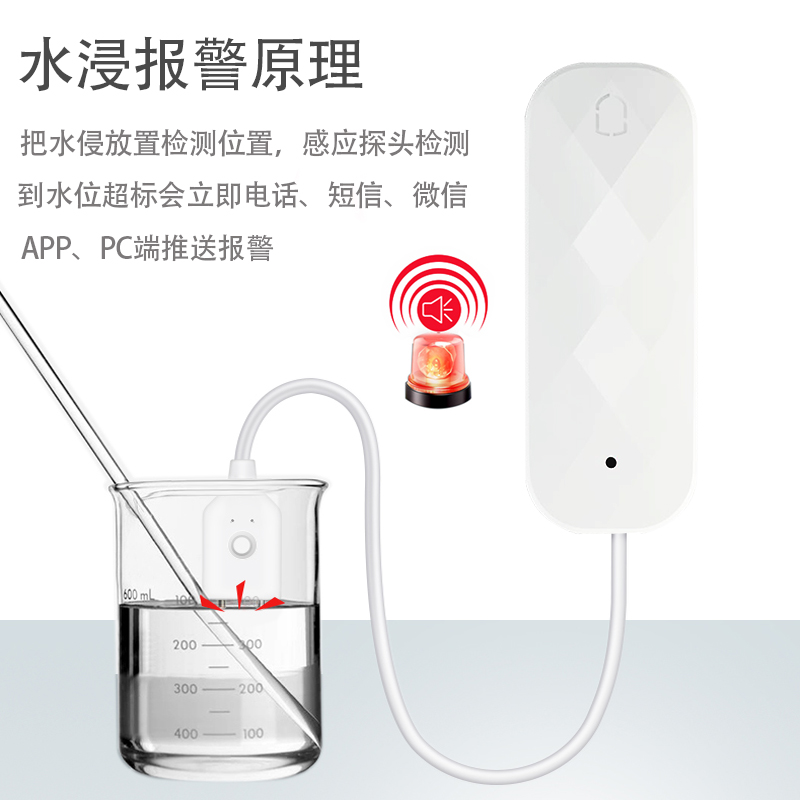 NB-IoT水浸探測(cè)傳感器物聯(lián)網(wǎng)漏水報(bào)警器SR-N06